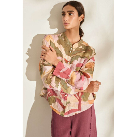 CAMISA REMO PRINT Tierra