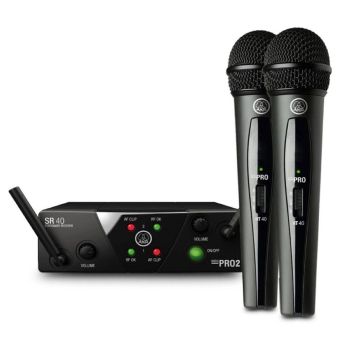 Microfono AKG Inalambrico de 2 unidades WMS40Mini2 