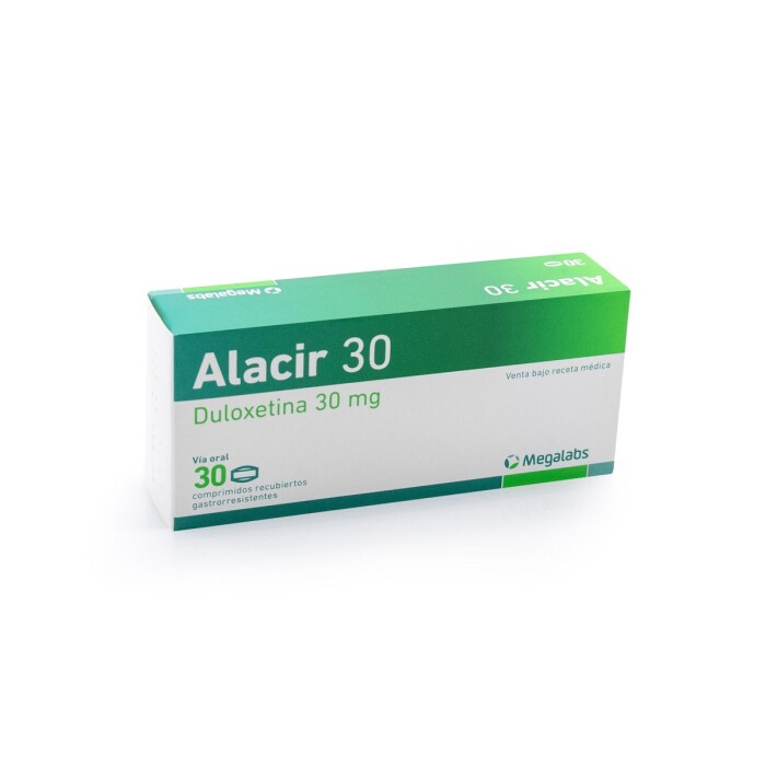 ALACIR 30 MG. CJ X 30 COMP. REC. única