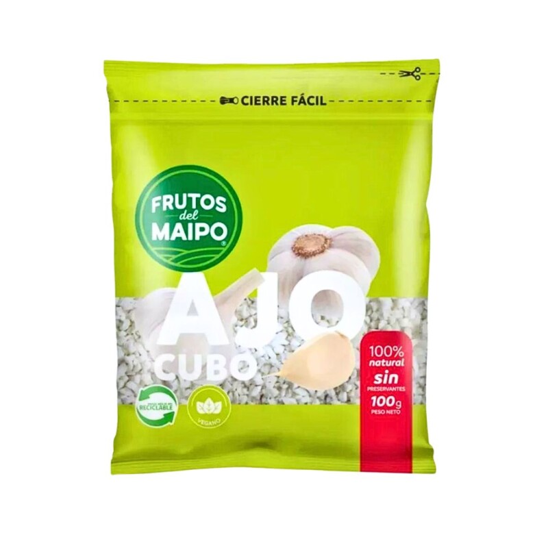 Ajo en cubos Frutos del Maipo - 100 g Ajo en cubos Frutos del Maipo - 100 g