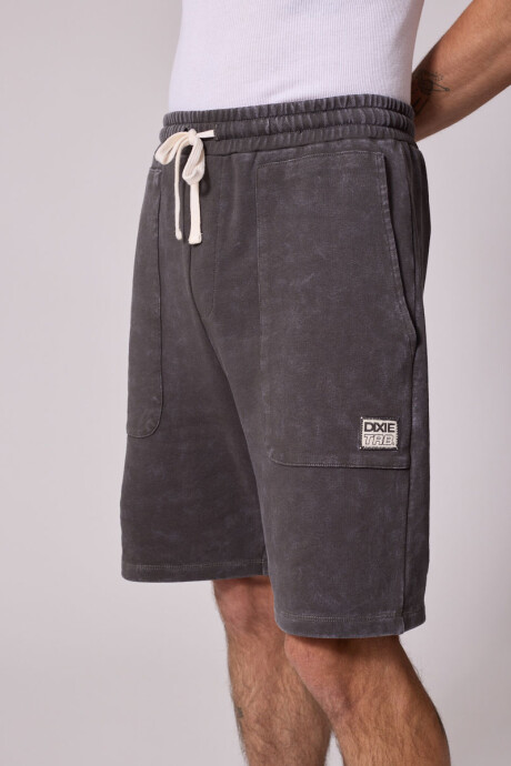 BERMUDA FELPA AMIR DIXIE Gris Oscuro