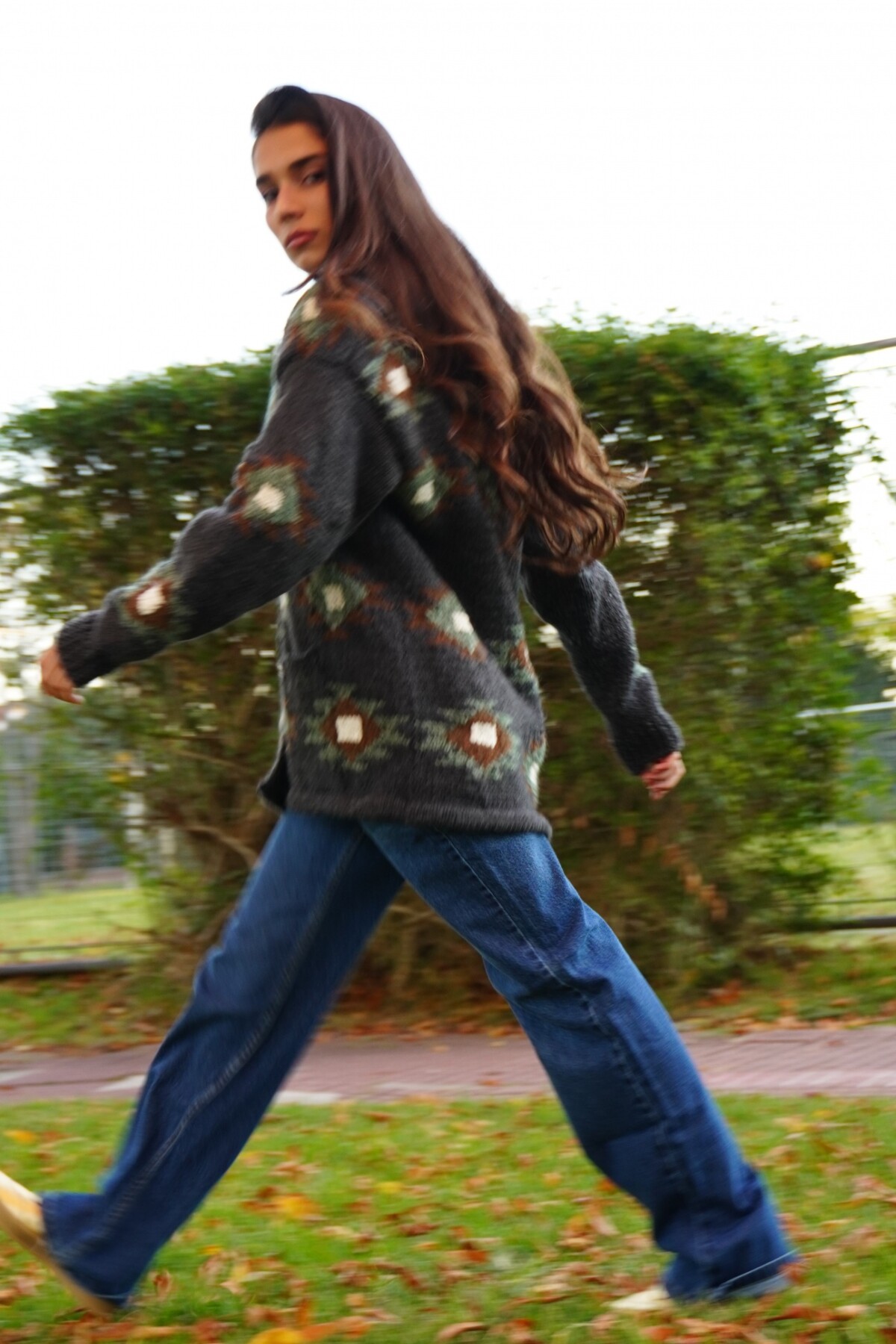 Saco Sony Lana Gris Oscuro