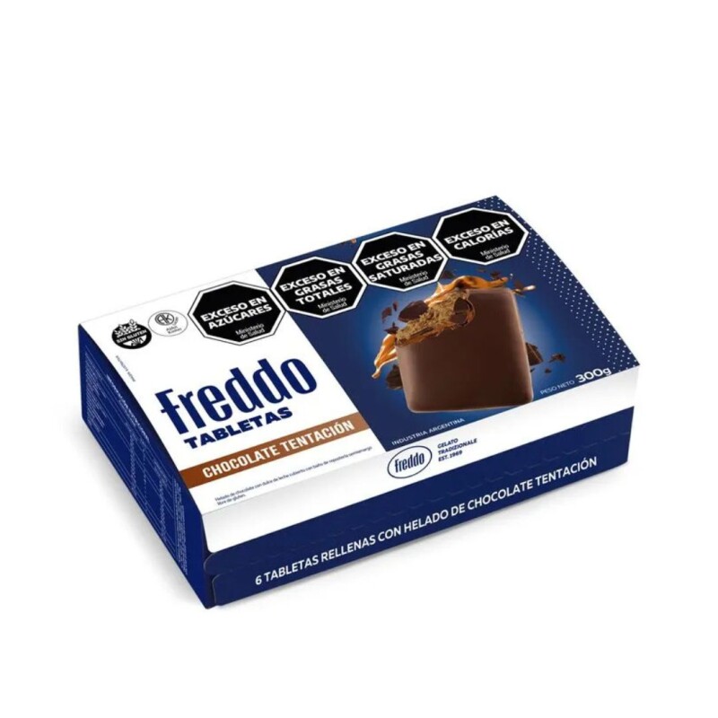 TABLETA CHOCO TENTACIÓN X 6 FREDDO TABLETA CHOCO TENTACIÓN X 6 FREDDO