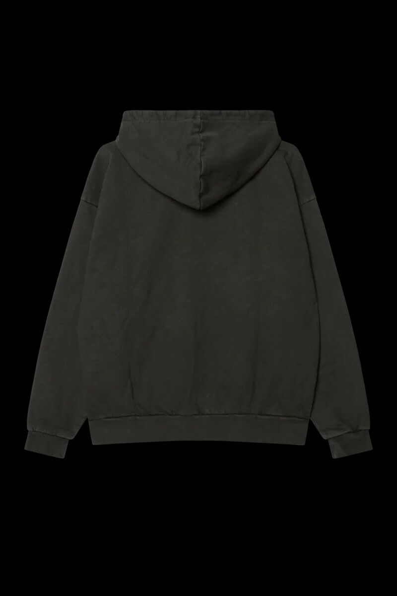 LOWERCASE PIGMENT ZIP HOOD Negro