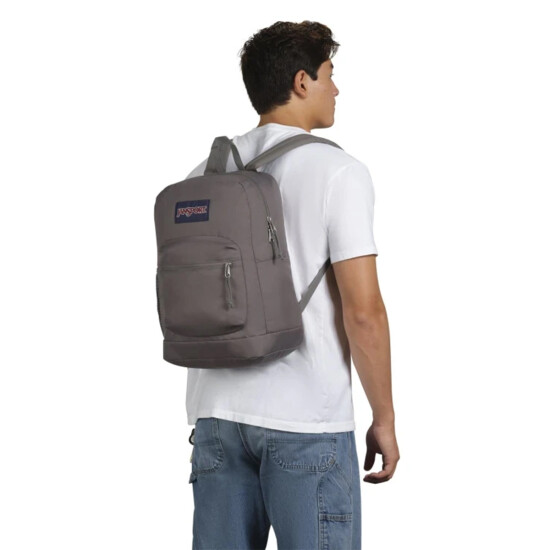 MOCHILA JANSPORT CROSS TOWN PLUS GRAPHITE GREY 0