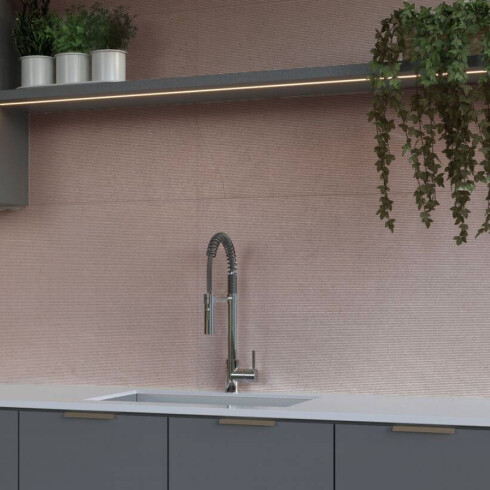 Porcelanato Gris Decorado Relieve 60X120 Piso Pared GAMAS DE GRIS