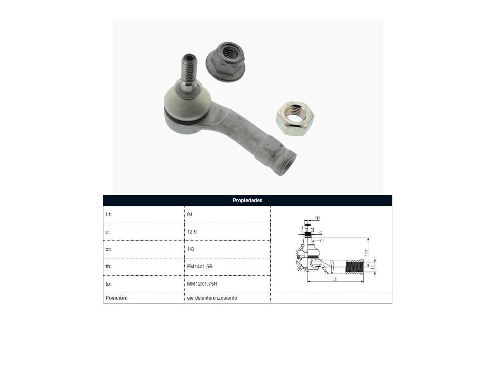 Puntero Ford Ecosport/Fiesta/Ka 05-25 Der 