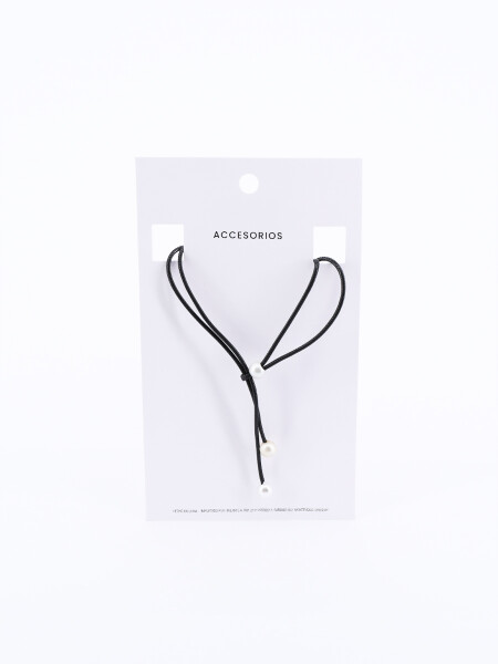 CHOCKER TIENTO PLATEADO