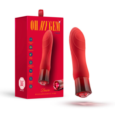 Oh My Gem Desire Vibrador Función de Calor Estimulador Oh My Gem Desire Vibrador Función de Calor Estimulador