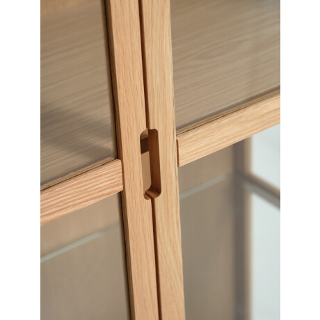 Vitrina Vesterby Alta 2 Puertas Roble Natural