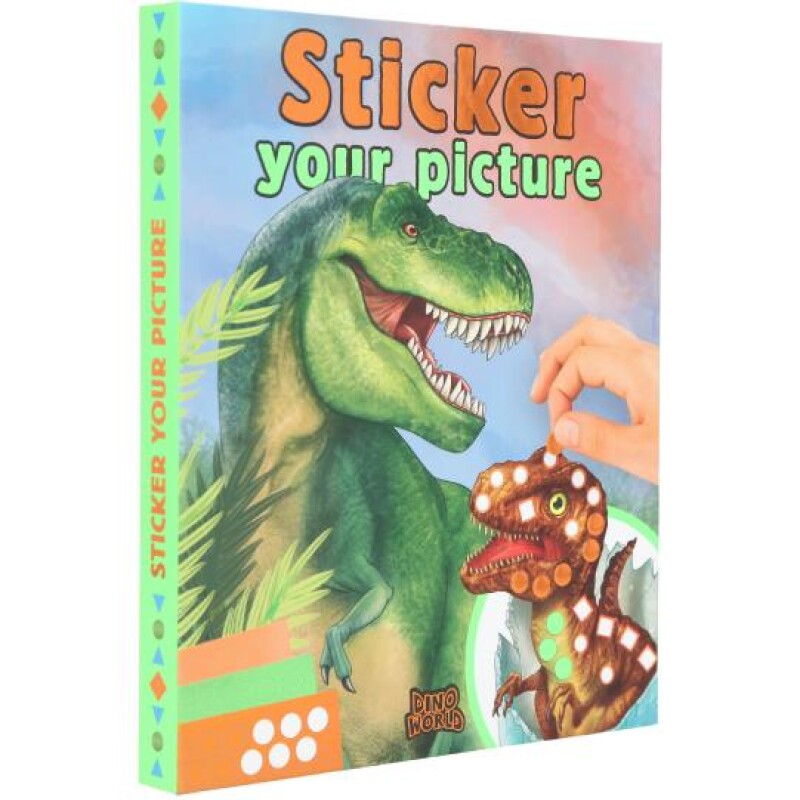 Libro con Láminas y stickers de Dinosaurios Top Model - Your Picture Libro Con Láminas Y Stickers De Dinosaurios Top Model - Your Picture