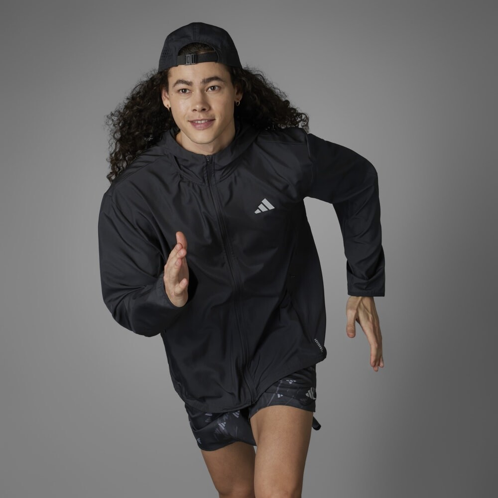 Casaca Running Run It Jacket Hombre Black