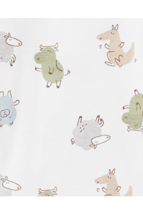Pack cuatro bodies de algodón, manga larga, estampados Pack cuatro bodies de algodón, manga larga, estampados