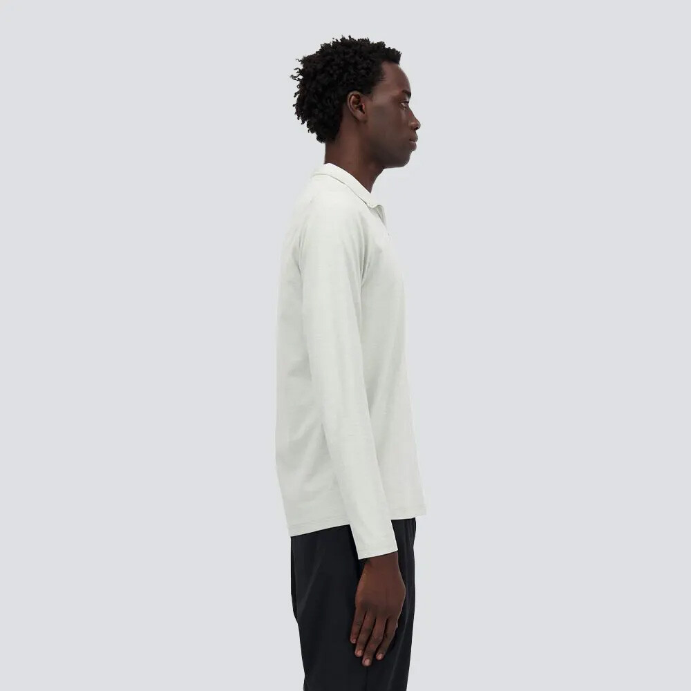 Casacas Hombre Space Dye 1/4 Zip - Hombre Grey