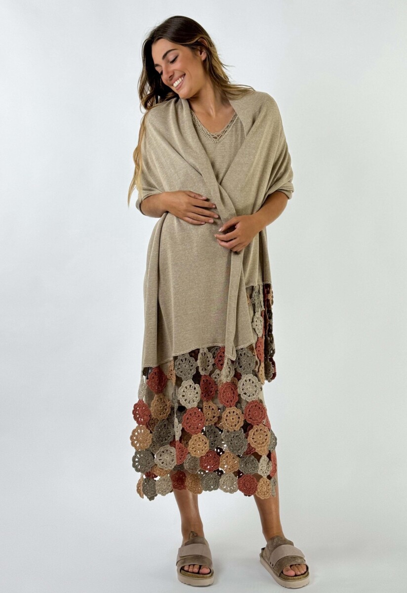 PASHMINA SAPHYRA - BEIGE 