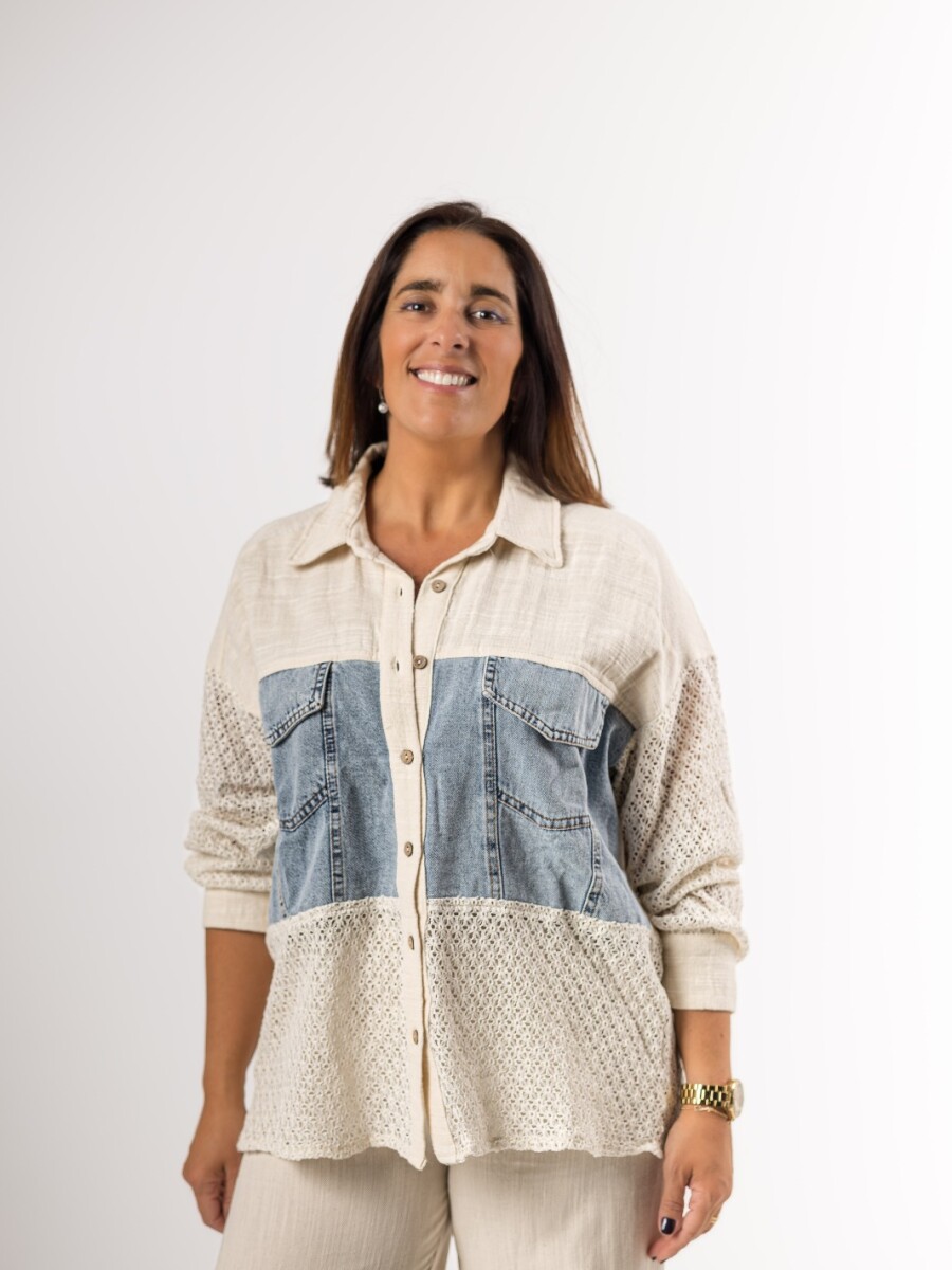 Camisa premium combinada Camisa premium combinada