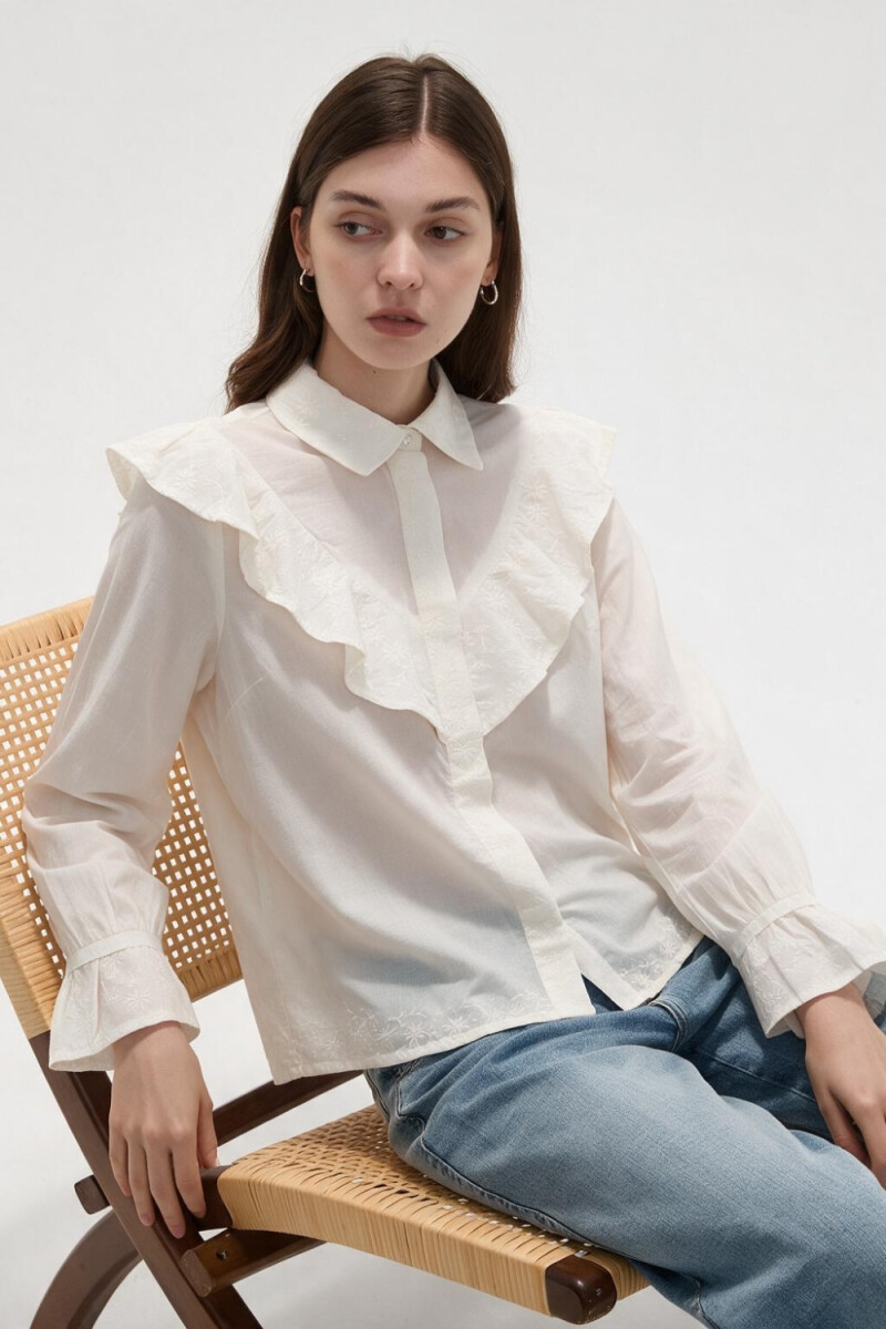 Camisa Hariet - Marfil / Off White 