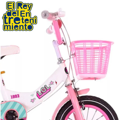 Bicicleta Lol Rod 14 C/ Canasto + Rueditas Armada Bicicleta Lol Rod 14 C/ Canasto + Rueditas Armada