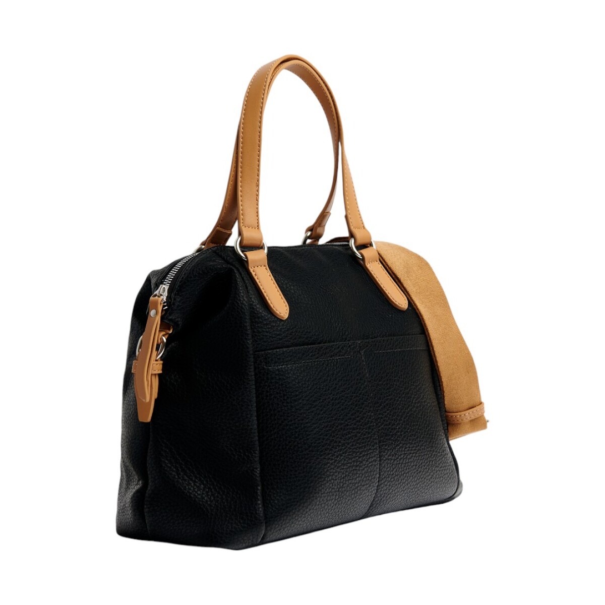 Cartera con 2 bolsillos - Negro. 