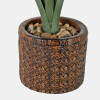 PLANTA ARTIF VERDE C/MACETERO MARRON 11X50CM Unica