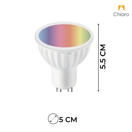 Lampara LED INTELIGENTE WIFI RGB GU10 Lampara LED INTELIGENTE WIFI RGB GU10