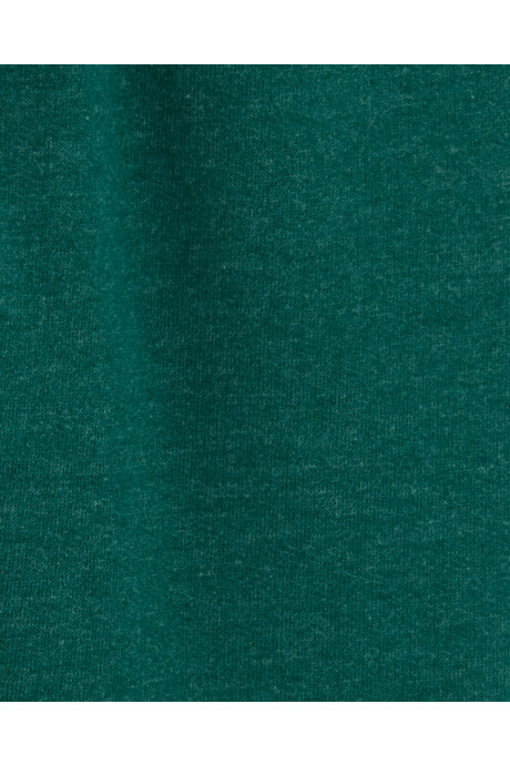 Pantalón de algodón, con franja lateral, verde Sin color