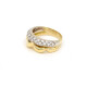 Anillo En Oro 18K Combinado Con Brillantes Anillo En Oro 18K Combinado Con Brillantes