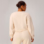 Polera Heavy Terry Cropped Pullover Mujer Almond Milk