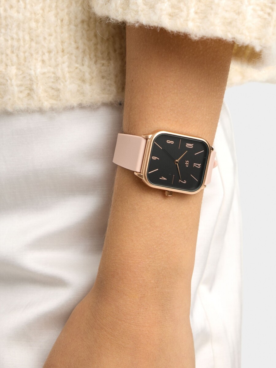 Reloj Correa De Silicona rosa
