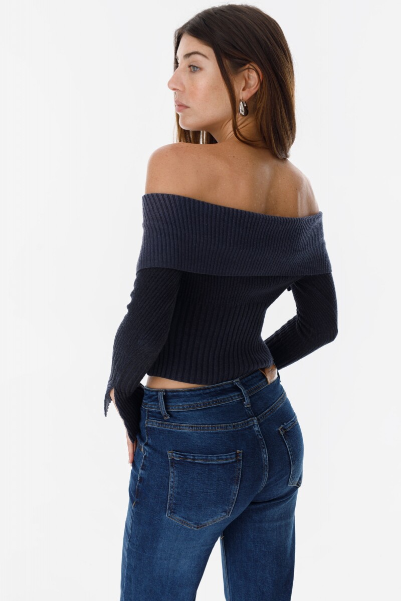 Sweater Jazmín Azul Oscuro