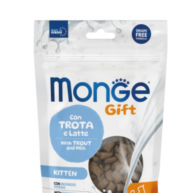 Monge Gift Cat Filled&Crunchy Kitten 60 grs Monge Gift Cat Filled&Crunchy Kitten 60 grs