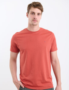 520658 T-SHIRT HARRINGTON LABEL Ladrillo