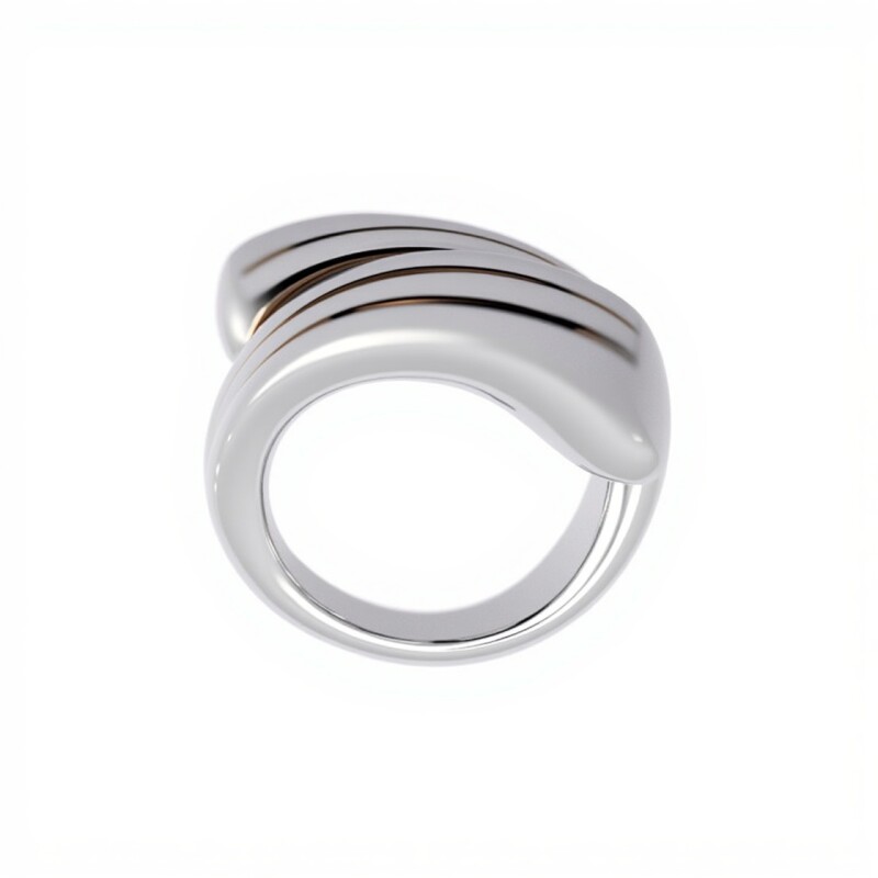 Anillo Ala-Plata 925 Inflada-Sin Piedra-AN3030 sinpiedra