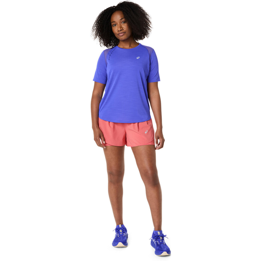 Polos Running Road SS Top Mujer Cobalt Burst