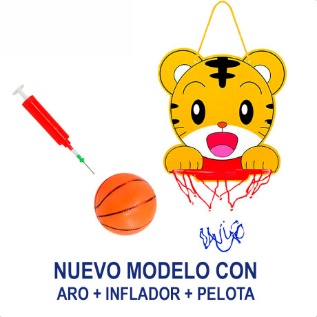 Cama Elástica Trampolín 1.40 + Cobertor + Red + Tablero Basket + Pelota + Inflador Rojo