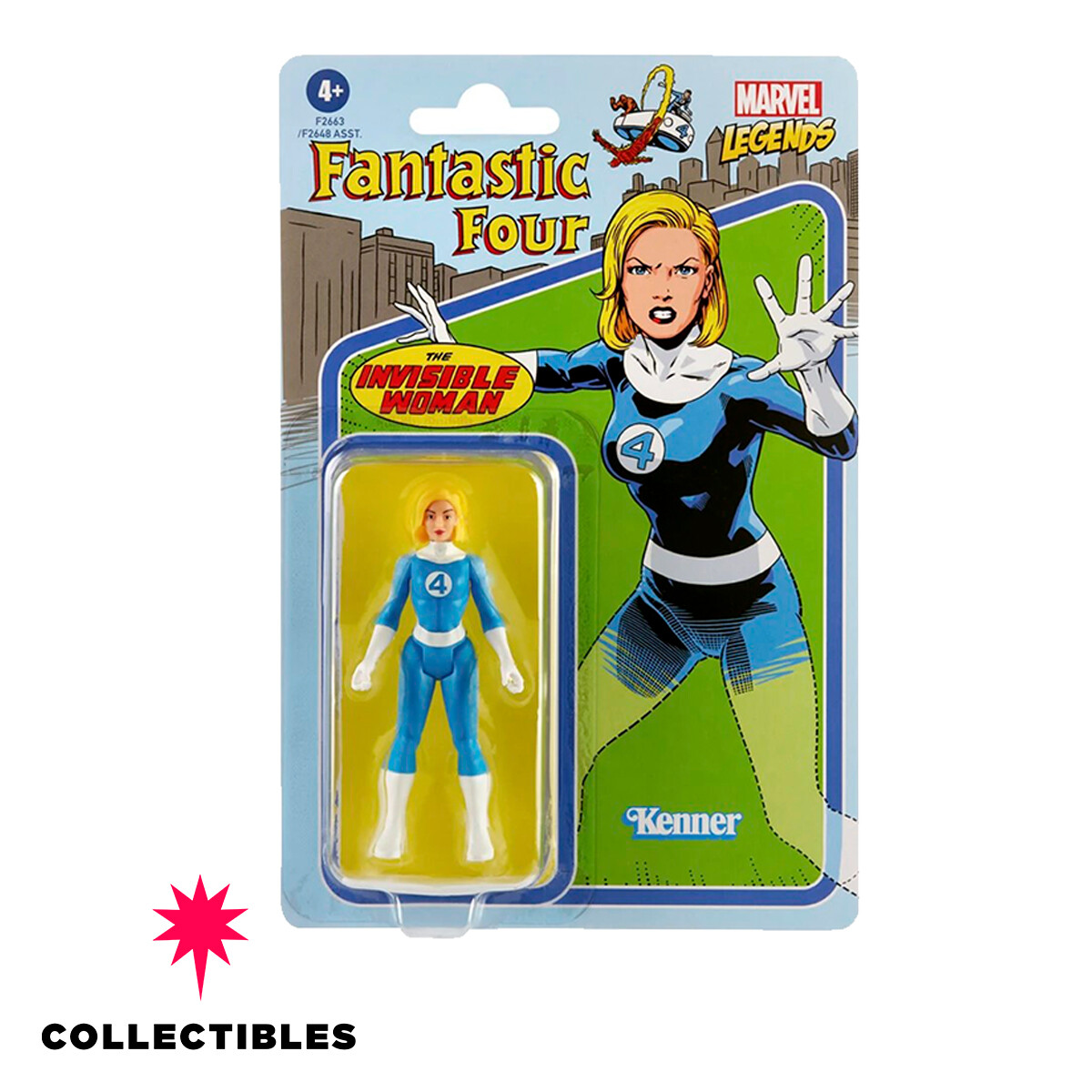 MARVEL LEGENDS RETRO COLLECTION 3.75 - INVISIBLE WOMAN 