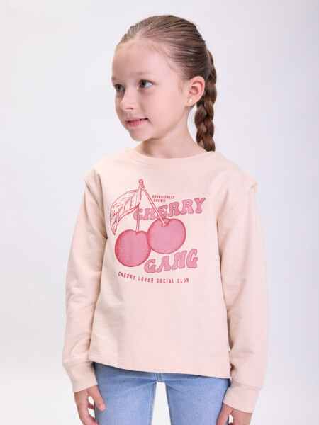 Buzo deportivo hombreras Beige