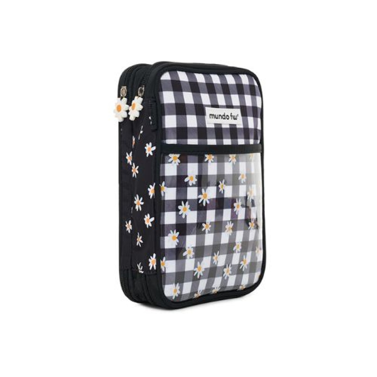 Cartuchera BLOOM POP - fw - Negra 