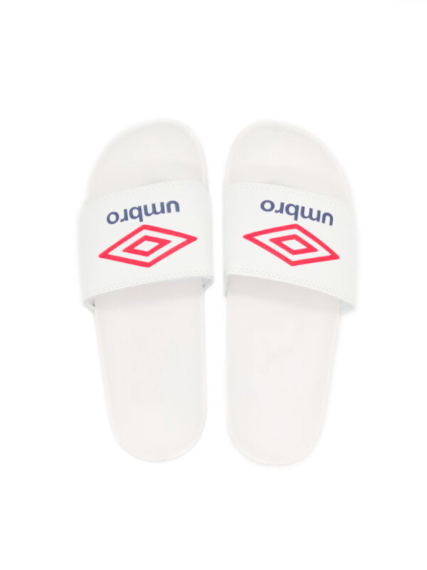 Ojotas Locker Room Umbro Junior Blanco, Rojo, Azul Marino