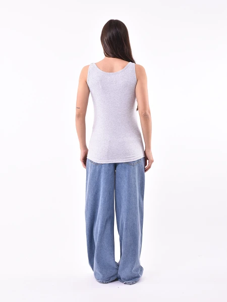 MUSCULOSA INTERIOR GRIS MELANGE M
