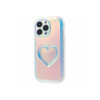 Protector iPhone 15 Pro diseño corazon 3D color rosa Protector Iphone 15 Pro Diseño Corazon 3d Color Rosa