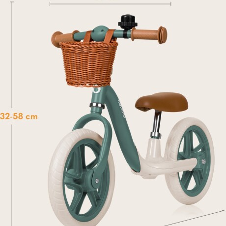 Bici de equilibrio Alex Plus verde