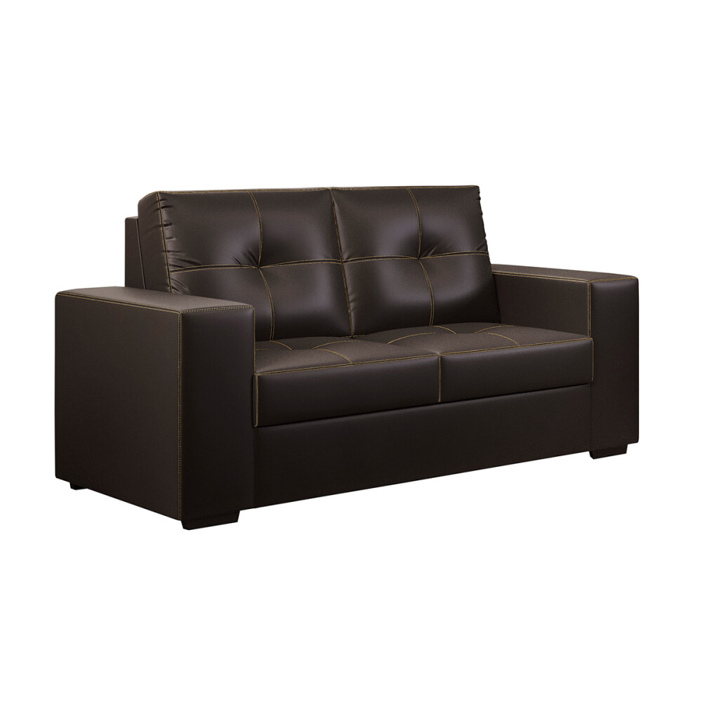 SILLÓN LA PAZ 02 LUGARES COLOR CACAO Sillón La Paz 02 Lugares Color Cacao