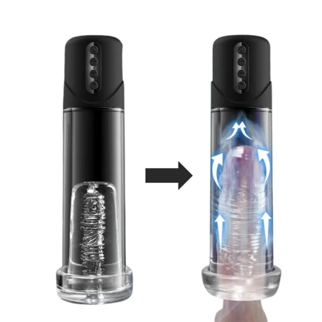Masturbador Automático Y Bomba Peneana Usb 2 en 1 Masturbador Automático Y Bomba Peneana Usb 2 en 1