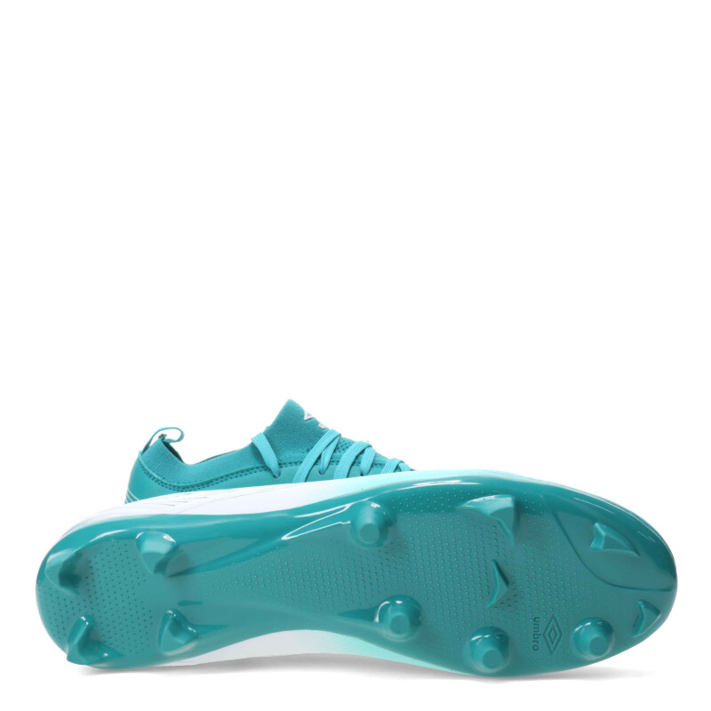 Championes de Hombre Umbro Fútbol Verde Agua - Blanco