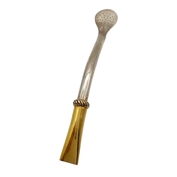 BOMBILLA MELO PLATA Y ORO 42 plateadouniforme
