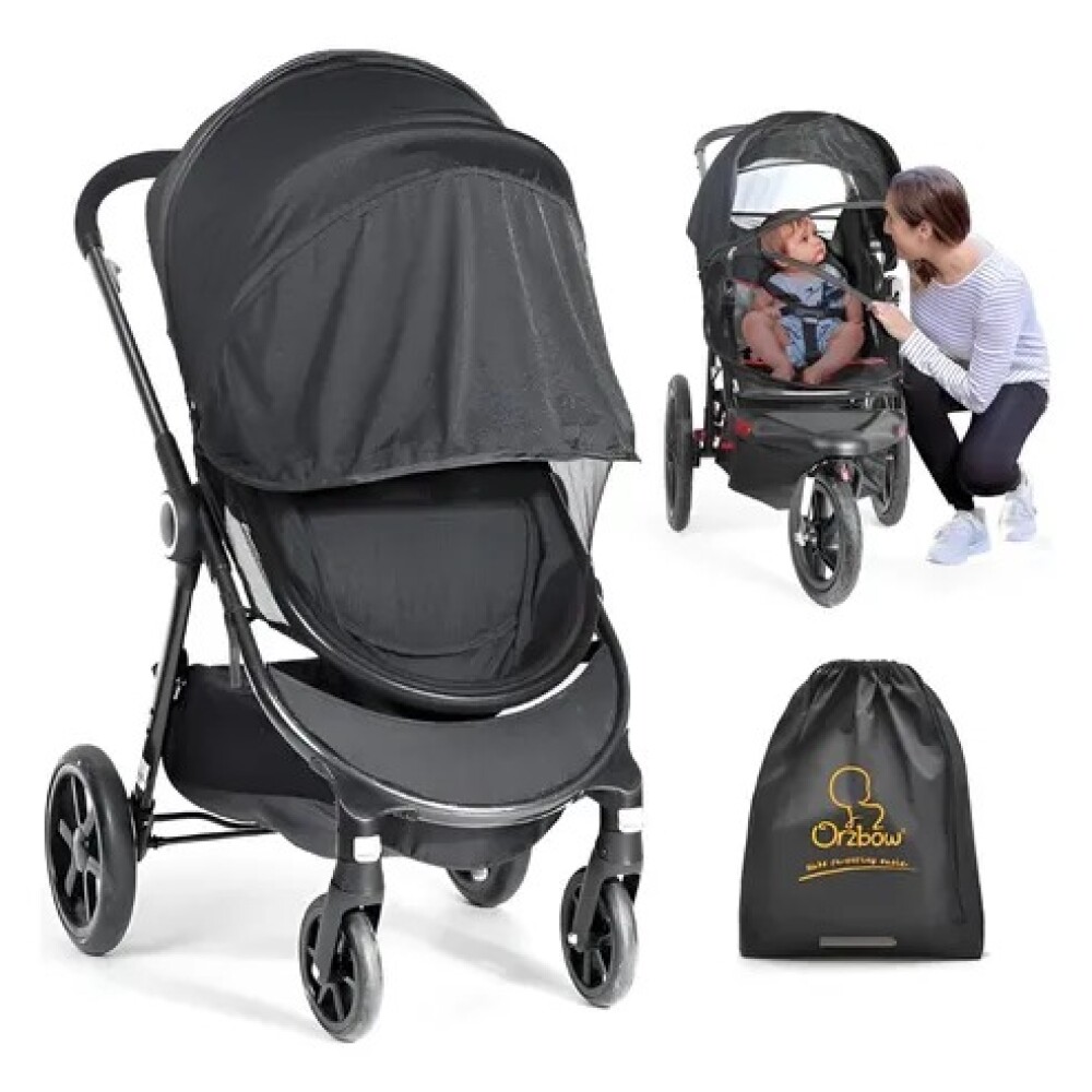 Extensión de capota y mosquitero 2 en 1 con filtro UV Extensión de capota y mosquitero 2 en 1 con filtro UV