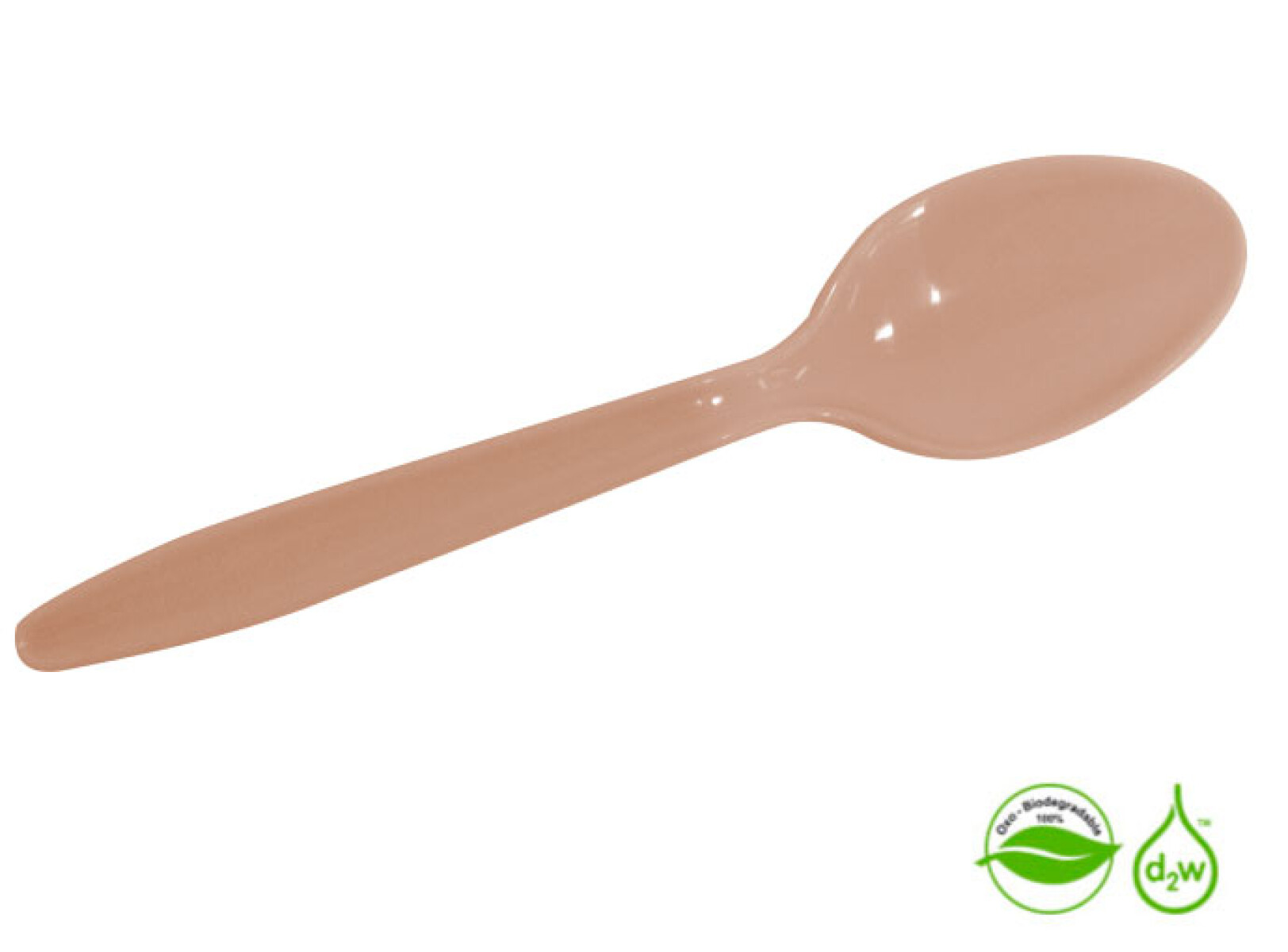 Cuchara Biodegradable x10 Unidades - Durazno 