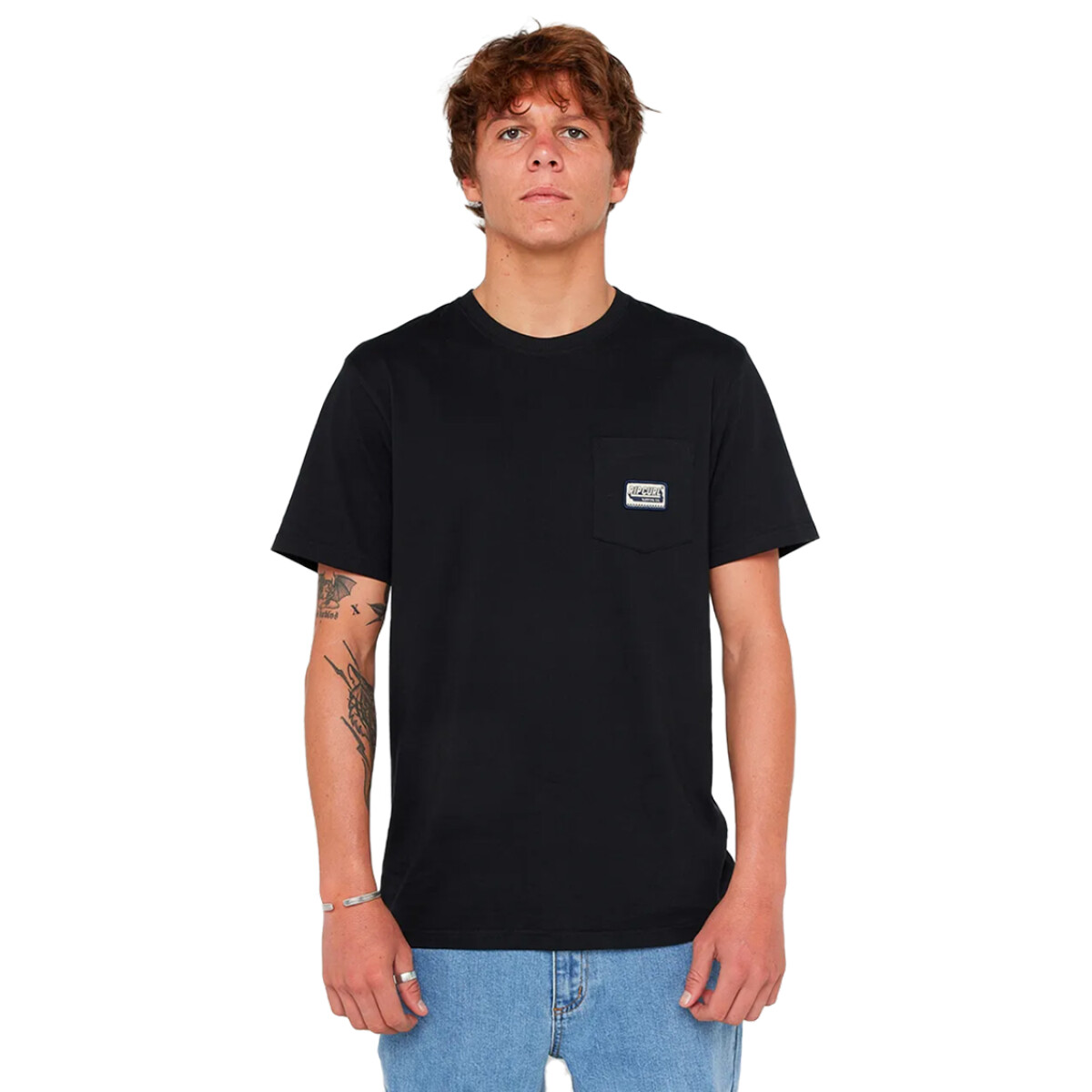 Remera Rip Curl Sportline Badge Ss Tee - Negro 
