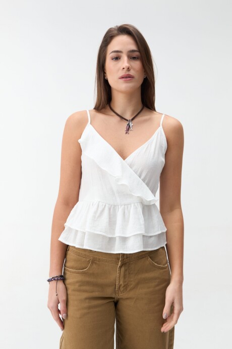 MUSCULOSA ZAIRA Blanco